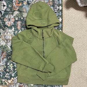 Lululemon Athletica Olive Green Hoodie